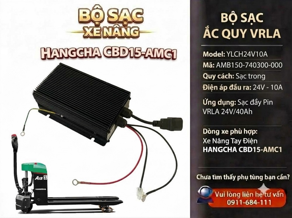Bộ Sạc Xe Nâng HANGCHA YLCH24V10A